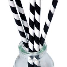 paper-straw--black-&amp-white-swirl-